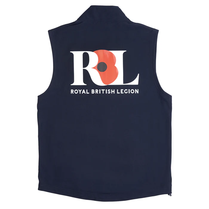 Royal British Legion Soft Shell Gilet - Image 5