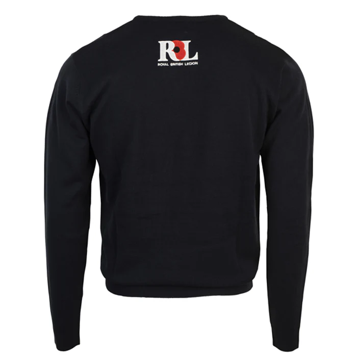 Royal British Legion V-Neck Jumper - Image 4