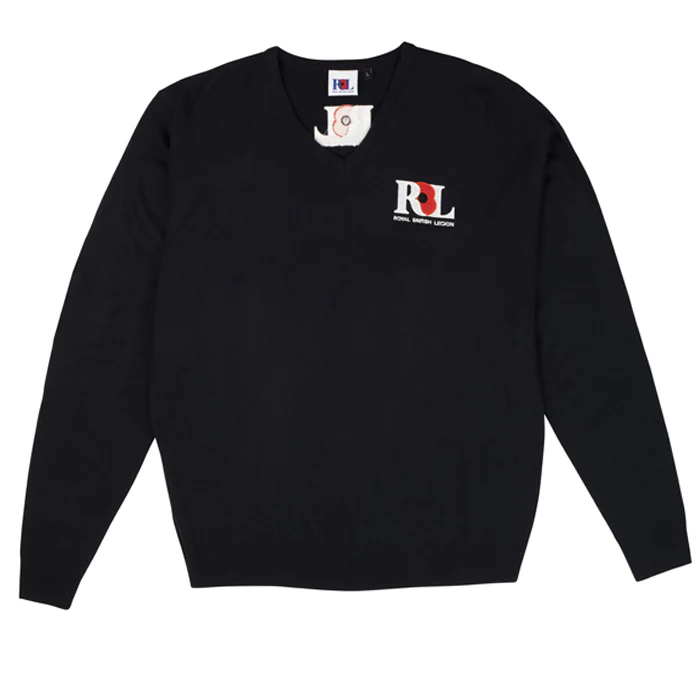 Royal British Legion V-Neck Jumper - Image 5