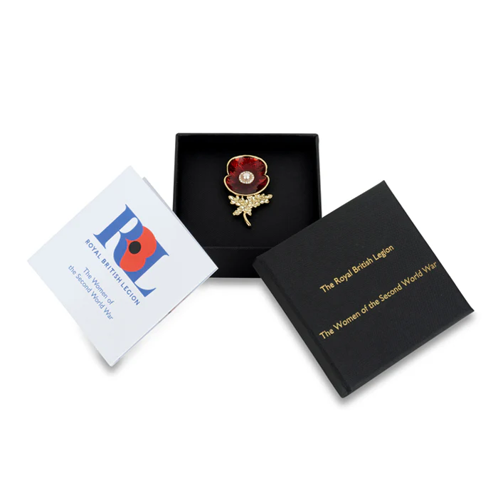 Women of the Second World War Poppy Brooch - Image 8