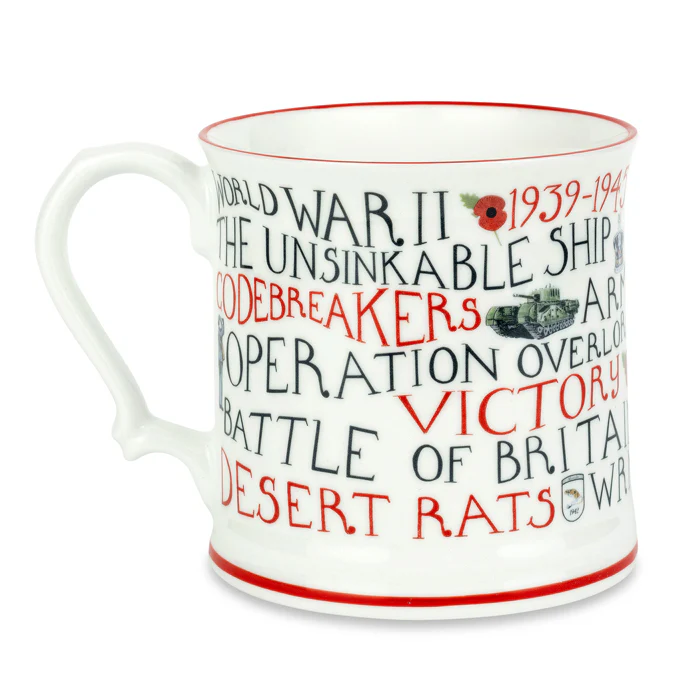 World War II Bone China Commemorative Mug - Image 3